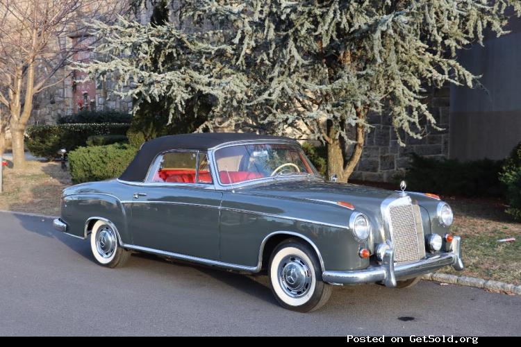 #24118 1958 Mercedes-Benz 220S 'Ponton' Cabriolet