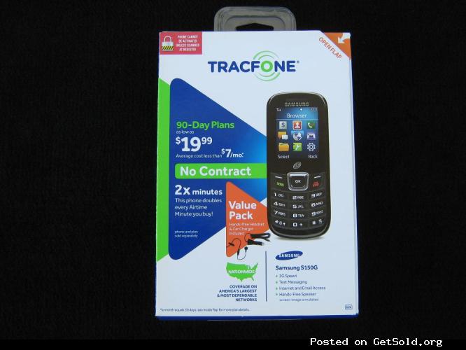 7 New Tracfones: Samsung S150G