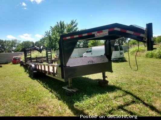 24 ft lowboy trailer