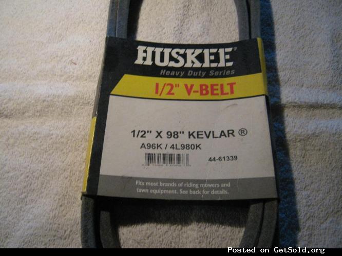 Huskee 1/2&quot; V-Belt - 1/2&quot; X 98&quot; Kevlar