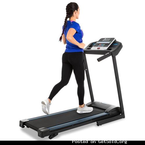 XTERRA Fitness Folding Treadmill Black