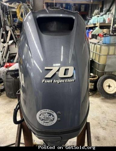 2020 Used Yamaha 70 HP 4-Stroke Outboard Motor Engine