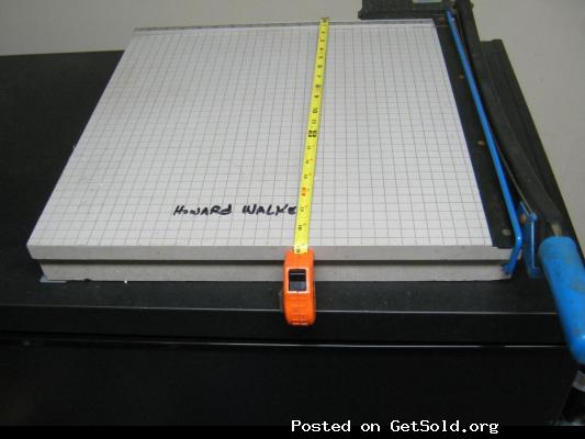 Paper Cutter with Handle - Maximum Cutting SIZE 18 inches in Width X19 inches in depth