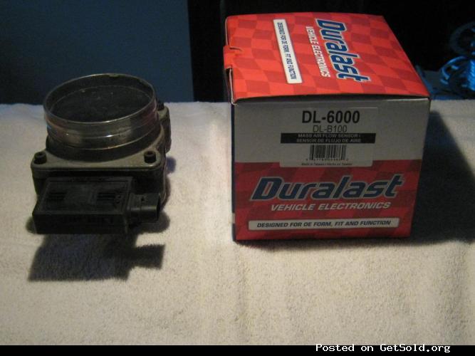 New - Duralast DL-6000 / BL-B1000 Mass Air Flow Sensor