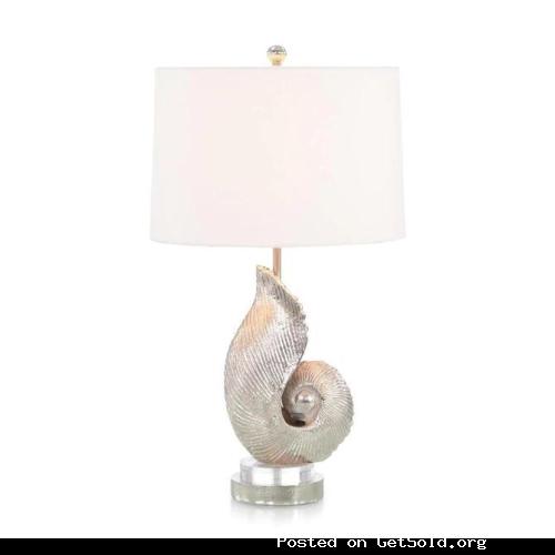 John Richard Nautilus Seashell Table Lamp at Grayson Luxury