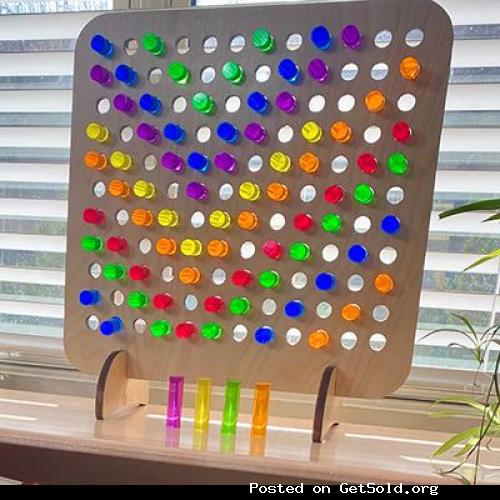 Rainbow pegboard for sale