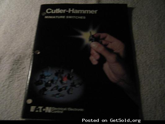 Cutler-Hammer Miniature Switches * Eaton Electrical/Electronic Control &copy; 1983