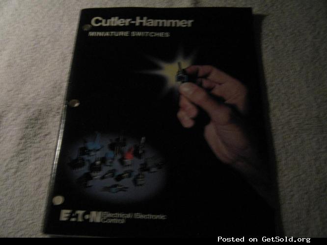 Cutler-Hammer Miniature Switches * Eaton Electrical/Electronic Control &copy; 1983