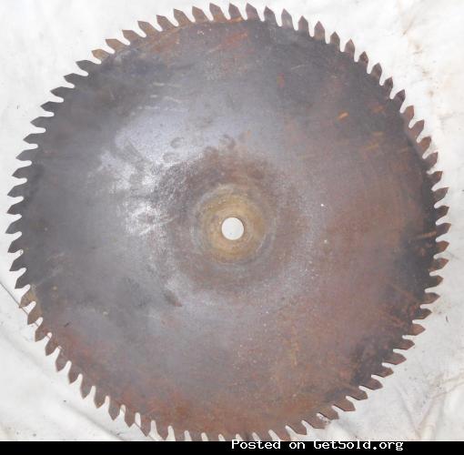 Large antique sawmill/buzz saw blade