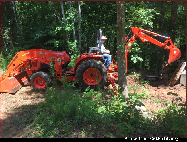 Tractor/Backhoe Work