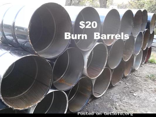 55 gallon BARRELS /Burn Barrels / Rain Barrels