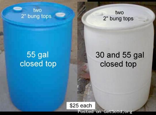 55 gallon BARRELS /Burn Barrels / Rain Barrels