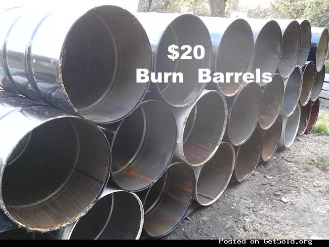 55 gallon BARRELS /Burn Barrels / Rain Barrels