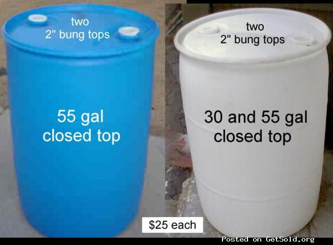 55 gallon BARRELS /Burn Barrels / Rain Barrels