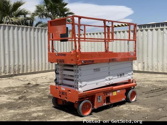 2007 SNORKEL S3246 SCISSORLIFT #1630235223