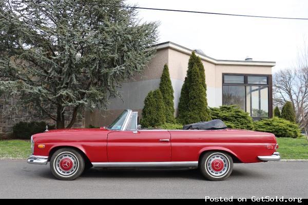 #24237 1968 Mercedes-Benz 280SE Cabriolet