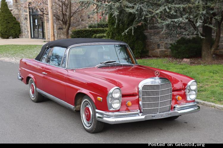 #24237 1968 Mercedes-Benz 280SE Cabriolet