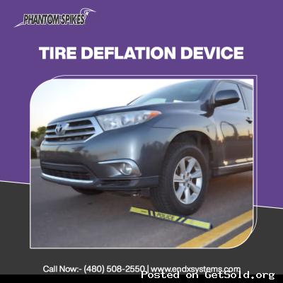 Effectively stop vehicles of any size with a sturdy tire deflation device